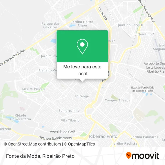 Fonte da Moda mapa