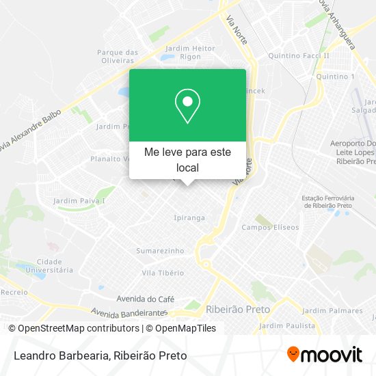 Leandro Barbearia mapa