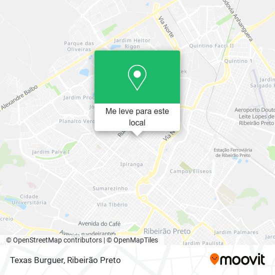 Texas Burguer mapa