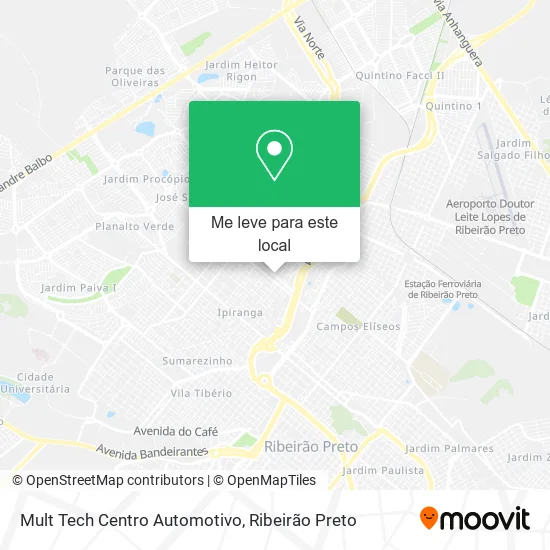 Mult Tech Centro Automotivo mapa