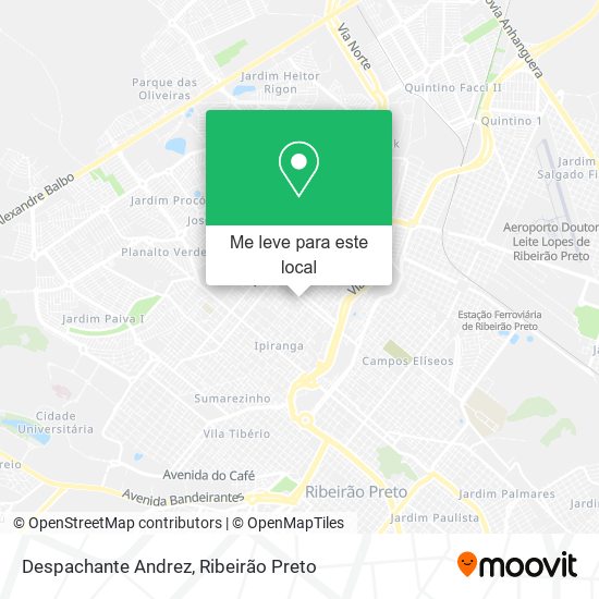 Despachante Andrez mapa