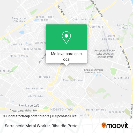 Serralheria Metal Worker mapa