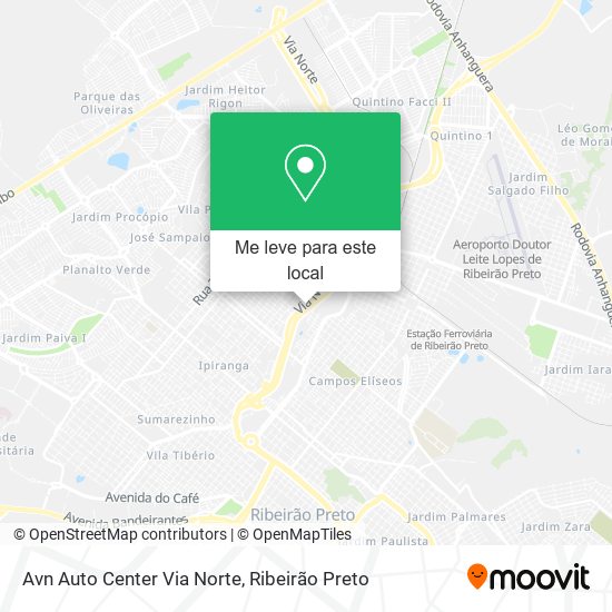 Avn Auto Center Via Norte mapa