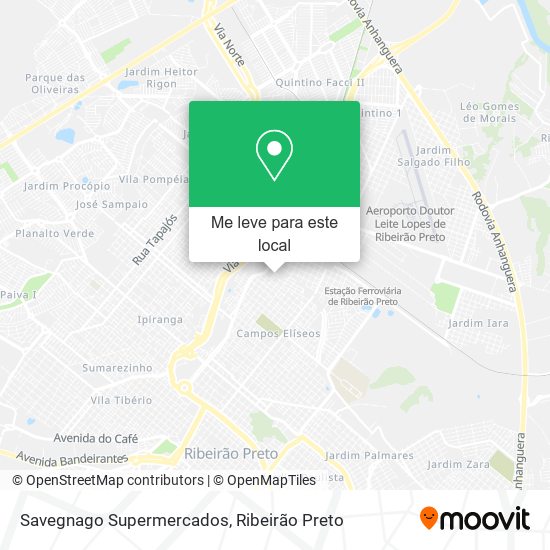 Savegnago Supermercados mapa