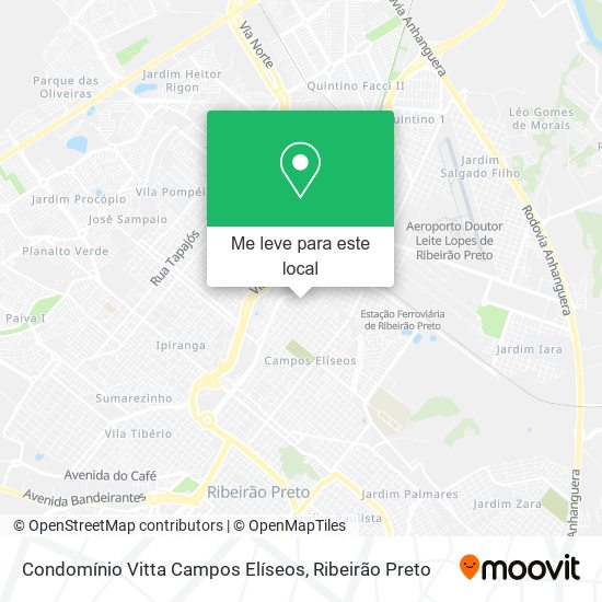 Condomínio Vitta Campos Elíseos mapa