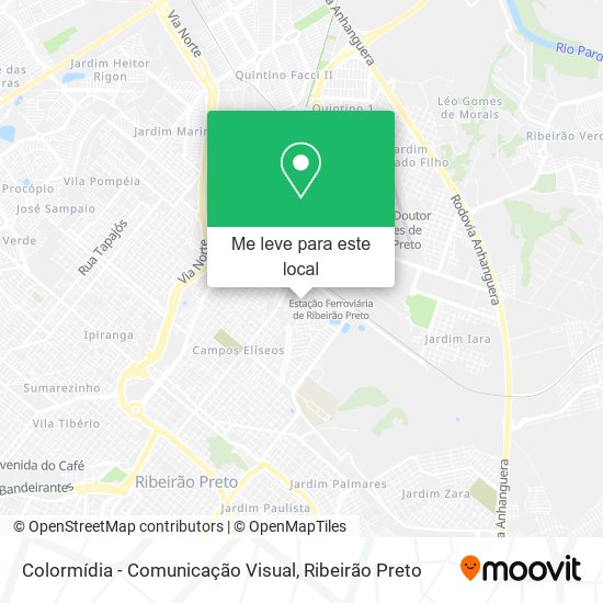 Colormídia - Comunicação Visual mapa