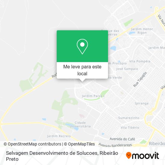 Selvagem Desenvolvimento de Solucoes mapa