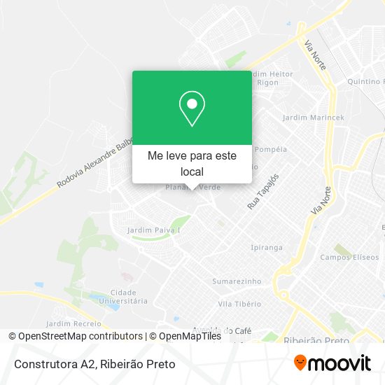 Construtora A2 mapa