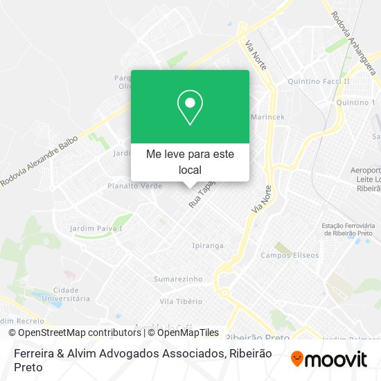 Ferreira & Alvim Advogados Associados mapa