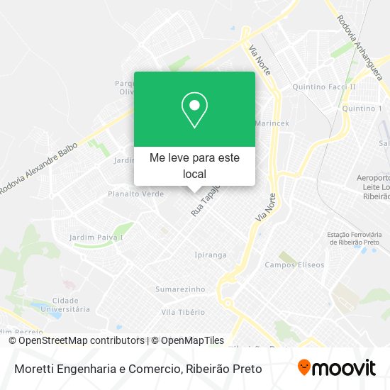 Moretti Engenharia e Comercio mapa