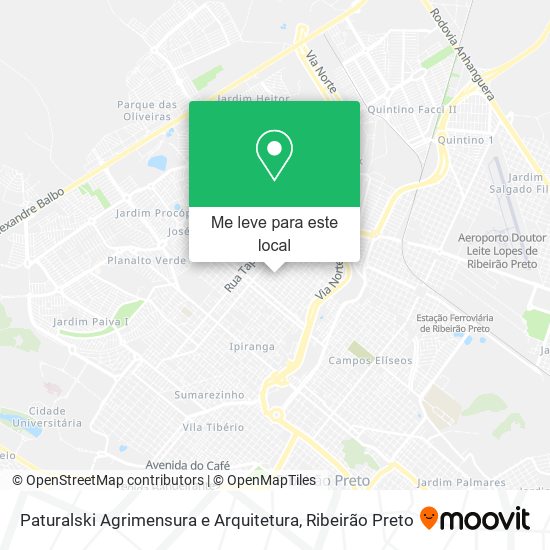 Paturalski Agrimensura e Arquitetura mapa