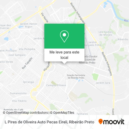 L Pires de Oliveira Auto Pecas Eireli mapa