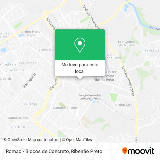 Romao - Blocos de Concreto mapa