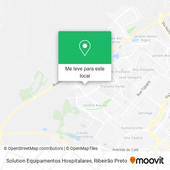 Solution Equipamentos Hospitalares mapa