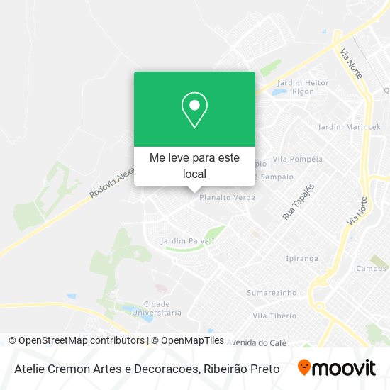 Atelie Cremon Artes e Decoracoes mapa