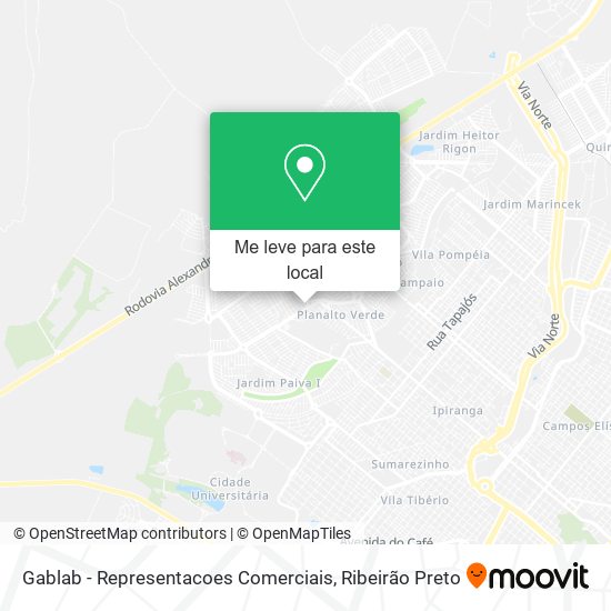 Gablab - Representacoes Comerciais mapa