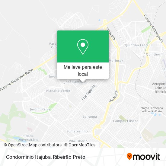 Condominio Itajuba mapa
