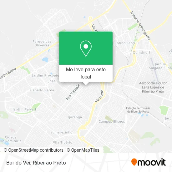 Bar do Vei mapa