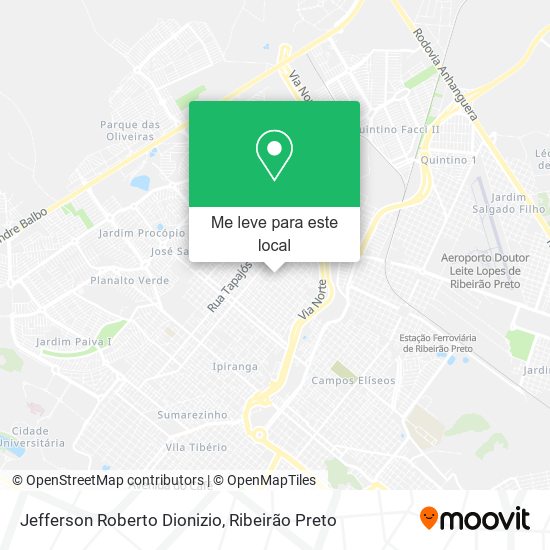 Jefferson Roberto Dionizio mapa