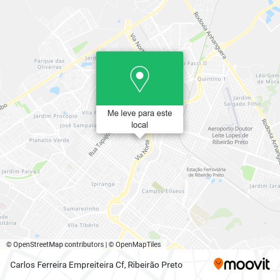 Carlos Ferreira Empreiteira Cf mapa