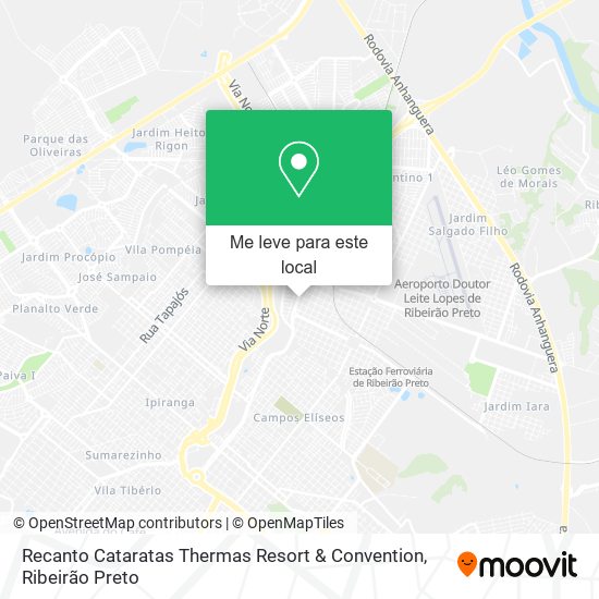 Recanto Cataratas Thermas Resort & Convention mapa