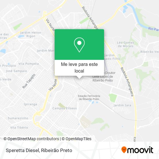 Speretta Diesel mapa