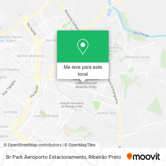 Br Park Aeroporto Estacionamento mapa