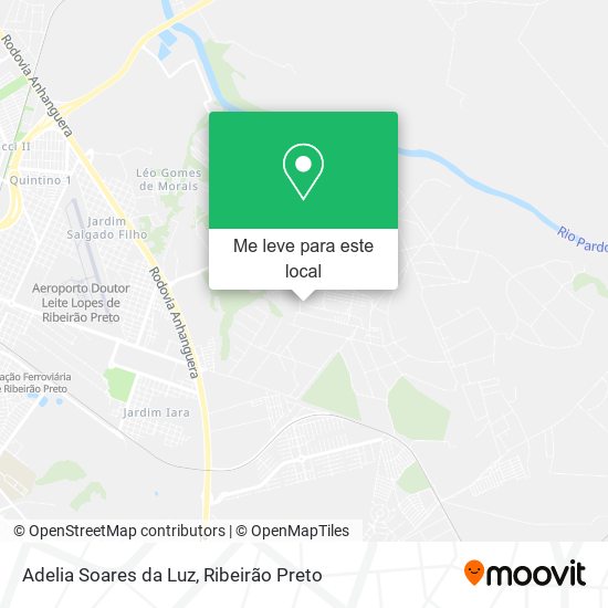 Adelia Soares da Luz mapa