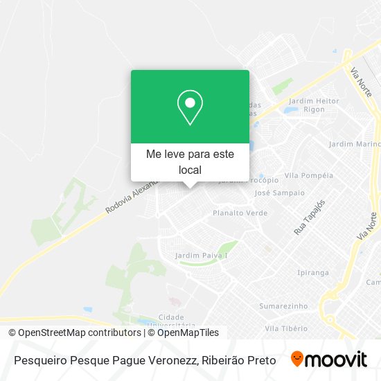 Pesqueiro Pesque Pague Veronezz mapa