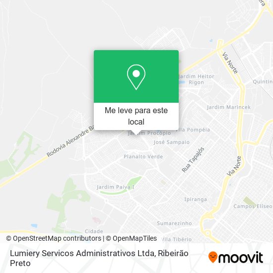 Lumiery Servicos Administrativos Ltda mapa