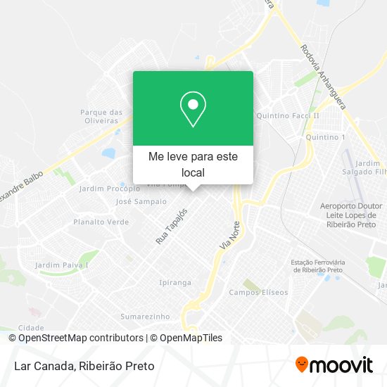 Lar Canada mapa