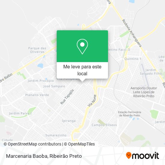 Marcenaria Baoba mapa