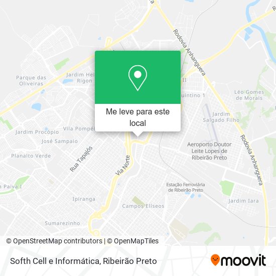 Softh Cell e Informática mapa