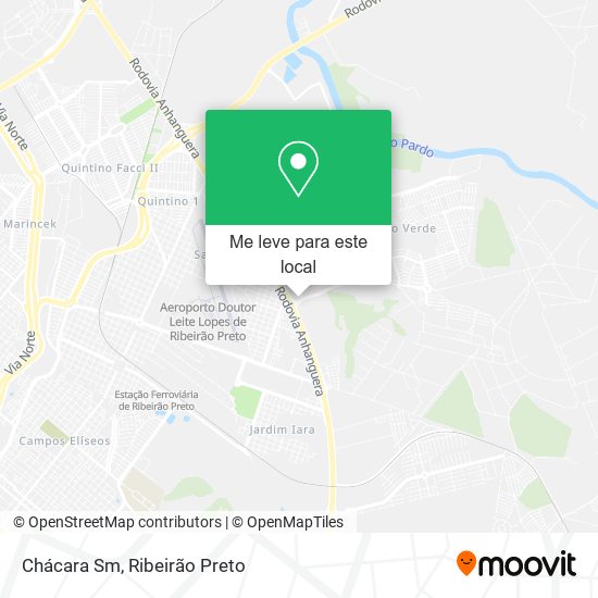 Chácara Sm mapa