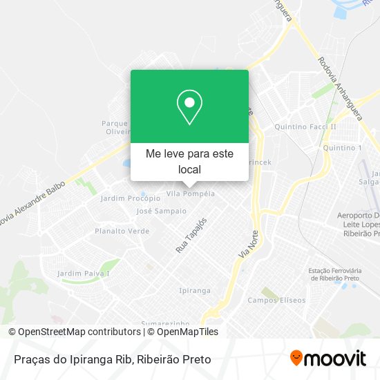 Praças do Ipiranga Rib mapa
