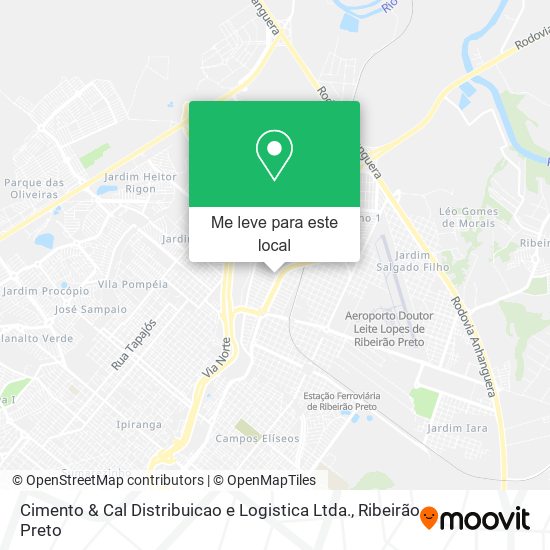 Cimento & Cal Distribuicao e Logistica Ltda. mapa