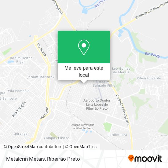 Metalcrin Metais mapa