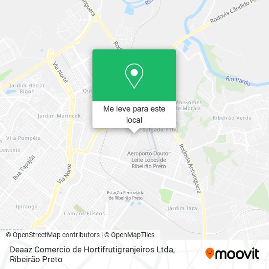 Deaaz Comercio de Hortifrutigranjeiros Ltda mapa