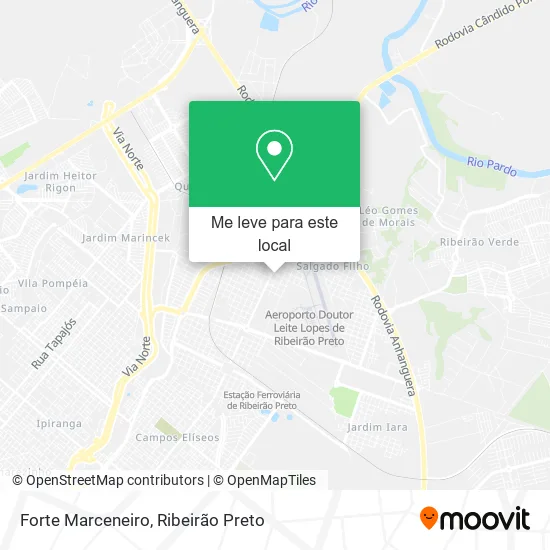 Forte Marceneiro mapa