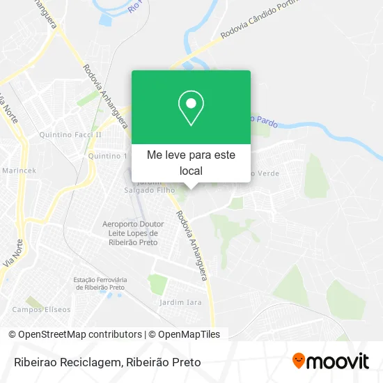 Ribeirao Reciclagem mapa