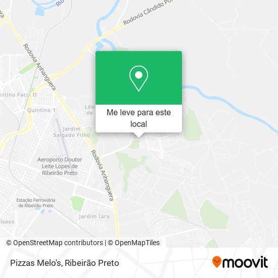 Pizzas Melo's mapa