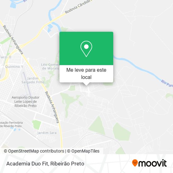 Academia Duo Fit mapa