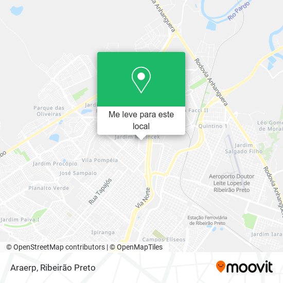 Araerp mapa