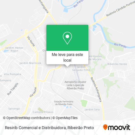 Resirib Comercial e Distribuidora mapa