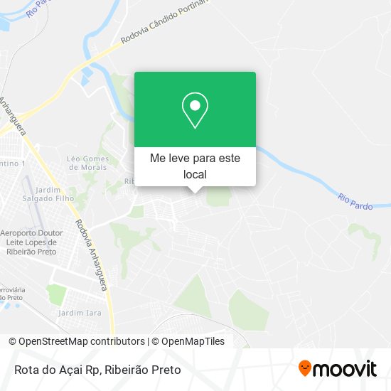Rota do Açai Rp mapa