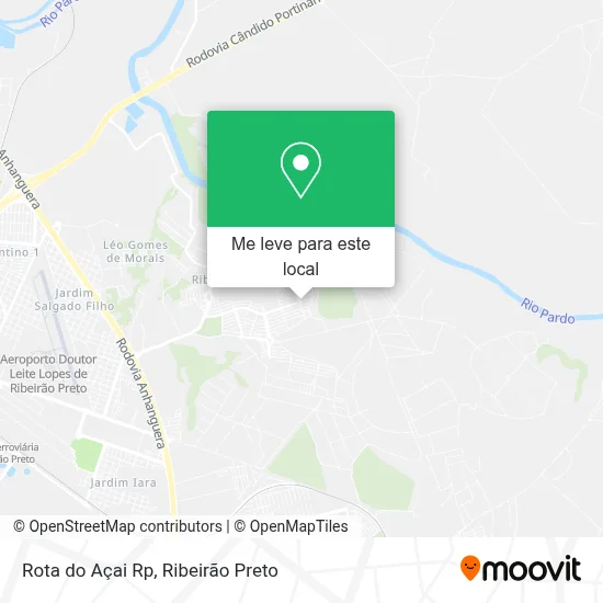 Rota do Açai Rp mapa
