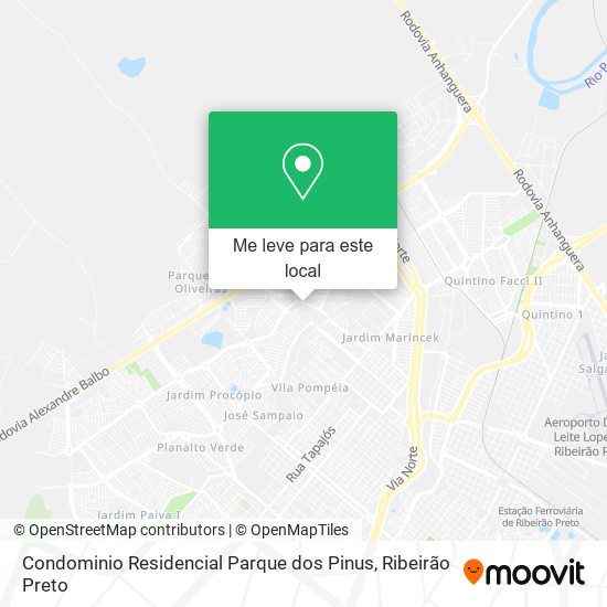 Condominio Residencial Parque dos Pinus mapa
