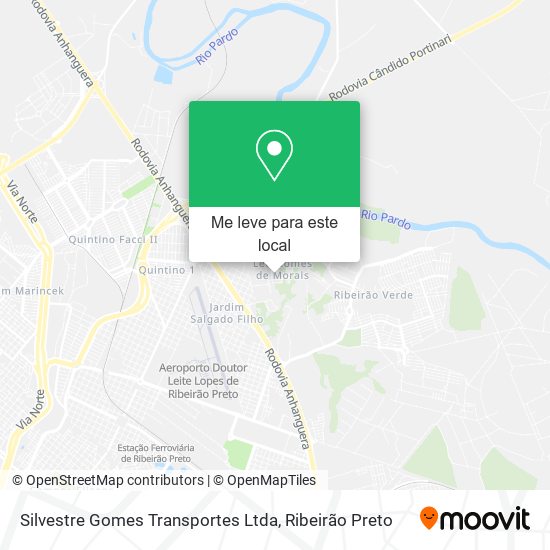 Silvestre Gomes Transportes Ltda mapa