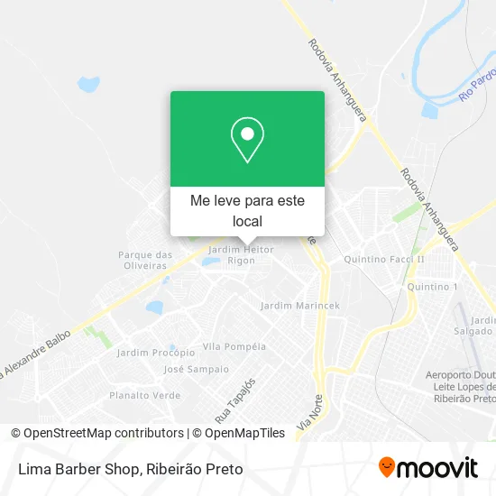 Lima Barber Shop mapa