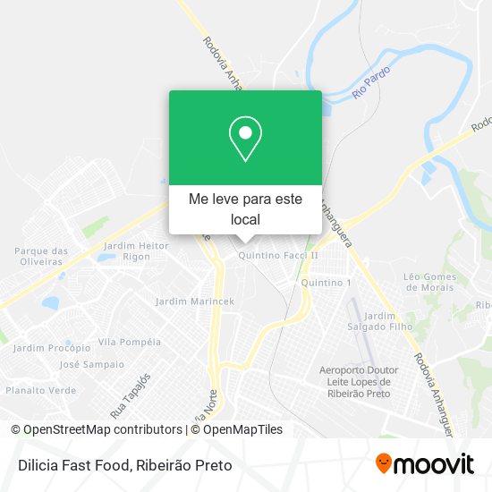 Dilicia Fast Food mapa